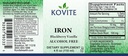 Fier lichid 10 mg - Creșterea nivelului de energie și sânge, fără greață sau constipație  Kosher certificat