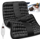 CooCo Pad incalzit cu curea, Pad de incalzire pentru spate gat Umăr, FSA Pad de caldura electrica eligibila pentru crampe de perioada, Auto off, Căldură umeda, 10 căldură, Cadouri pentru femei Bărbaţi, 12" x 24"