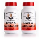 Formulari originale Christopher Ficat & Gallbladder Capsule - Gallbladder Suplimente cu enzime digestive - Suporturi Sistem digestiv cu plante naturale - Pachet de 2