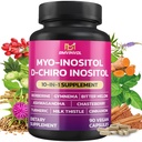 BMVINVOL Inositol Supliment - Myo-Inositol şi D-Chiro Inositol Ideal 40:1 Raport - Plus Berberine, Scorţişoară, Ashwagandha + 5 - 90 Capsule