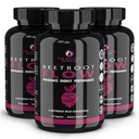 ENCLARE NUTRIŢIE Capsule cu pulbere de rădăcină, Beetroot 1300mg. Suplimente cu oxid de azot pentru bărbaţi, susţine sănătatea curajoasă pentru femei, energie, creier, performanţă sportivă, Heart Health Non OMG 180ct (3)