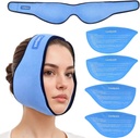 Ice Pack pentru Înțelepciune Îndepărtarea dinților cu 4 Reutilizabile Hot Gel Packs, Înțelepciune Dinți dinți de gheață Cap Wrap pentru tonsilectomie, TMJ, Extracția dinților, Jaw Pain, Chirurgie orală, Injecție cosmetică