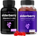 NutraChamps Elderberry Capsule și Gummies Bundle