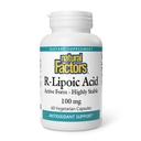 Factori naturali, acid R-Lipoic, suport antioxidant, 60 capsule