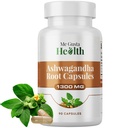 Capsule cu pulbere Root Ashwagandha 1300 mg, Suport pentru metabolizarea capsulei pentru femei şi bărbaţi, Suport Imun şi Mood, Suport pentru energie fără OMG Ashwamag şi Suport pentru somn 90 capsule