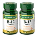 Vitamina naturală Bounty B12, 1000mcg, 100 comprimate (pachet de 2)