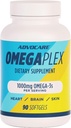 AdvoCare Omegaplex Supliment alimentar - Omega 3 Supliment cu DHA & EPA - Essential Acid gras pentru a sprijini imune, metabolice si sanatate cardiaca * - SIDA sanatoasa piele, unghii si par - 90 Softgels