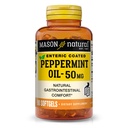MASON NATURAL Ulei de mentă 50 mg supliment acoperit enteric, 90 zile furnizarea de suport gastro-intestinal pentru funcţionarea în mod normal Bowel, Softgel pastile