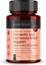 1100 mg Turmeric și Curcumin x 180 comprimate - 6 luni de aprovizionare - w/95% Curcumin & 5mg extract de Pepper negru