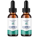 (2 Pachet) Picături de urechi Cortexi - Formula oficială - Tratamentul de tinitus Cortexi Picături de suport auditiv Cortexi, Cortexi pentru ţiuit în urechi, Cortexi Supliment picături Putere maximă Nou îmbunătăţit (2 oz)