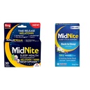 MidNite Time Release 6mg Melatonină 30 comprimate & Înapoi la somn 1,5 mg Melatonină 30 comprimate aromate pentru somn Bundle