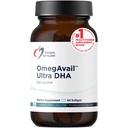 Proiectări pentru sănătate OmegAvail Ultra DHA - extrem de concentrat DHA Trigliceride ulei de pește, TG ulei de pește cu 500mg DHA + 100mg EPA - Nu gust de pește (60 Softgels)