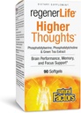 Natural Factors 3 Brains, Higher Thoughts, Support for Cognitive Health and Brain Function, Daily Dietary Supplement, 90 Softgels