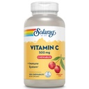 SOLARAY Vitamina C masticabila C 500 mg, Aroma de cireșe naturale cu îndulcitori naturale, Antioxidant și supliment de sprijin imunitar cu întreaga bază alimentară, 60-Day Garanție, 100 Serviri, 100 Masticabile