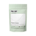 Amy Myers MD Organic Greens Powder - Suporturi Energie & Gut Health - USDA Organic Superfood Blend cu Spirulina, Chlorella, Barley Grass - 270g (30 Servings)