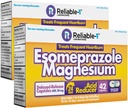 Laboratoarele de încredere 1 Esomeprazol 2- Pack - Magneziu Reductor 20Mg capsule cu eliberare întârziată pentru ameliorarea frecventă a arsurilor la stomac 84 Ct