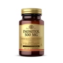 Solgar Inositol 500 mg - 100 Capsule vegetale - Suportă funcția celulară și sănătatea creierului - Vegan, gluten gratuit, lactate, Kosher - 100 Serviri