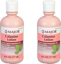 Lotiune principala de calamina - Suspensie topica Calamine USP Protector al pielii - 6 Fl Oz (177 ml) (2 ambalaj)