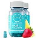 Sugarbear Hair Vitamina Gummy 2 lună de aprovizionare Extra Putere Biotina 6000mcg, Creşterea pentru bărbaţi şi femei, Vegan Vitamina B12, MSM, Inositol, Omega 3, Elderberry, Certified Kosher, Halal, Cruzime-Free