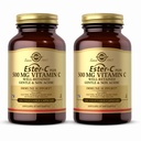 Solgar Ester-C Plus 500 mg vitamina C (complex Ascorbat) - 100 capsule vegetale, ambalaj de 2 - Antioxidant și suport imun - non OMG, Vegan, gluten gratuit, Kosher - 200 Serviri totale