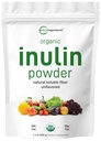 Micro Ingrediente Ingrediente Organic Inulin FOS Fiber Pulbere, 2.2 lb 
