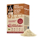 Fidobiotice Bune Guts pentru Mutts Mediu Probiotic pentru câini, 6 Miliarde CFUs, 11 Strains, 5 Enzime digestive, 2 Prebiotice, Digestive Sanatate pentru câini, Adult & catelus Probiotice Suplimente (30 zile)