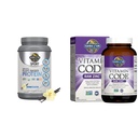 Gradina de viata Vegan organic Sport praf de proteine, Vanilie - Probiotice, BCAAs, 30g plante Proteina si Zinc Suplimente 30mg mare potenta de zinc brut si vitamina C Multimineral Supliment