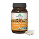 Capsulele INDIA Ashwagandha - Suplimentul organic Ashwagandha - Root Vegan Ashwagandha, Gluten-Free, Kosher, Non-GMO, Susţine relieful de stres, energie şi somn - 60 capsule