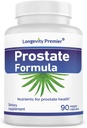 Longevity Prostate Formula cu Saw Standardized Palmetto extract, Extra Srength pentru Prostate sănătate și prevenirea pierderii părului