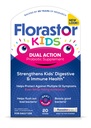 Florastor copii acțiune dublă supliment probiotic, consolidează Digestive copii și sănătatea imună, 20 Easy-to Mix pulbere sticks, ambalare mai Vary