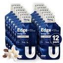 UCAN Edge Energy Gel Shots, Vanilla Latte + Caffeine (12, 2 Ounce Packets) pentru funcționare, formare, antrenamente, Fitness, Ciclism, Crossfit 