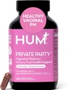 HUM Private Party Probiotice vaginale pentru femei, pH-ul echilibru și tractul urinar suport Probiotic Vaginal Supliment cu Cranberry & Lactobacillus Blend, Femei de sănătate Pastile de afine, 30 capsule
