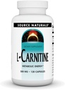 Naturals sursă L-Carnitina 500 mg pentru energie metabolică - 120 capsule
