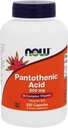 Acum alimente Acid pantotenic, 250 capace / 500 mg (Pachet de 2)
