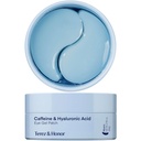 TREZ & HONOR Sub ochi patch-uri pentru cercuri întunecate - 60 coreeană Hidrogel măști pentru Puffiness, Saci cu cafeina, Acid hialuronic, Niacinamidă - Luminificare sub ochi, hidratare, anti-rid și răcire