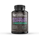 Lunovus suport macular Plus Multivitamine bazate pe AREDS 2 Studiu - Vitamine oculare pentru suport macular - Supliment mineral cu luteina si Zeaxantină - 180 Geluri moi