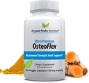 Curcuminoide organice Osteoflex - Natural Turmeric & Bioperine pentru Absorbție optimă și suport comun maxim. 60 Capsule, alimentare de 30 zile
