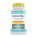 All-in-One Organic Supplement Imune Supplement 60 Vegan Capsule - Elderberry 500mg, Ashwagandha 500mg, 400mg Vitamina C și Zinc - Vitamina D3 - Boostere imune pentru adulți
