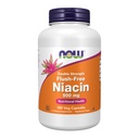 ACUM Alimente Suplimente, Niacina (Vitamina B-3) 500 mg, Flush-free, Dublu Putere, Sanatate nutritionala, 180 Veg Capsule
