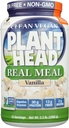 Plant Head Real Meal Organic Plant based Proteine Powder, Vanilla - Vegan, Net carbohidrati, Non Dairy, Gluten Free, Lactoză gratuit, Fără zahăr adăugat, 2.3 Pound