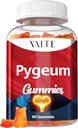 Pygeum Supplement Gummies 500mg - Vegan Chewables cu extract de scoarță de Africanum, Suplimente pe bază de plante pentru bărbați, non-GMO Gluten-Free, Sugar-Free, Gelatină-Free, 60 Chews Gummy