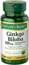 Natura's Bounty Ginkgo Biloba 120mg, 100 capsule (Pachet de 4)
