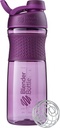 BlenderBottle SportMixer Shaker Sticla Perfect pentru Shake-uri de proteine și Pre Workout, 28-Ounce, Plum