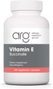 Grupul de cercetare pentru alergii Vitamina E Suplimentul pentru succinat - pentru bărbaţi şi femei, 400 UI D- Alpha- Tocoferil, Antioxidant, Capsule vegetariene - 100 Conte