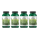 Swanson Turmeric & Black Pepper - Organic Joint Health, Heart Health, Digestion, & Ficat Supplement - Formula naturală pentru biodisponibilitatea îmbunătățită și absorbție - (60 Veggie Capsule) 4 Pack