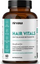 Semnele vitale ale părului DHT Blocker cu tablete de biotină cu beta-Sitosterol și extract de rădăcini de netezire Stinging 
