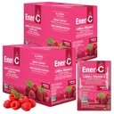 Ener-C Multivitamine Drink Mix - Vitamina Pachete pentru apă, Electroliti Pachete de pulbere, Vitamina Drink Mix, Hidratare Lichid Mix, Immune Booster pentru adulți, Energie Sanatos - Raspberry, 60 Conte