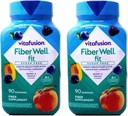 Vitafusion Fiber Well Fit Sugar Free Gummies - 90 ct, Pachet de 2