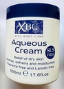XBC Aqueous Cream Emolient 500ml mare Tub Relief pentru piele uscată