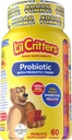 L’il Critters Probiotic Daily Gummy Supplement for Kids, for Digestive Health Support, Grape, Cherry and Orange Flavors, 60 Gummies